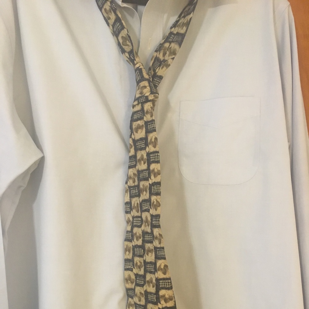 ZYLOS by George Machado” Tan Tie - Picture 2 of 4